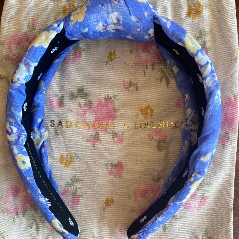 Loveshackfancy X Lele Sadoughi Knotted Headband